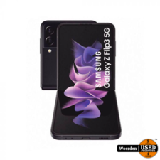 Samsung Galaxy Flip 3 Zwart | 5G | 256GB | Nette Staat