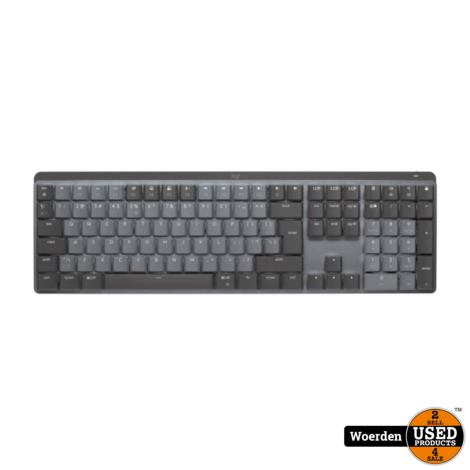 Logitech MX Mechanical | Draadloos mechanisch toetsenbord | Tactile - QWERTY ISO | Grijs