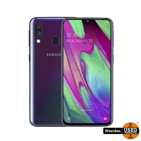 Samsung Galaxy a40 Zwart | 64GB | Nette Staat | Met Garantie