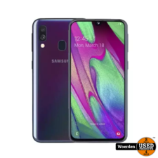 Samsung Galaxy a40 Zwart | 64GB | Gebruikte Staat | Met Garantie