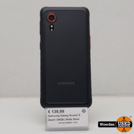 Samsung Galaxy Xcover 5 Zwart | 64GB | Nette Staat