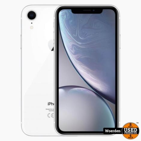 Apple iPhone XR Wit | 64GB | Nieuwe Accu | Nette Staat