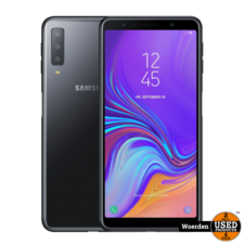 Samsung Galaxy a7 Zwart | 64GB | Kleine barst achter | Met Garantie