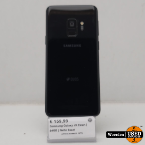 Samsung Galaxy s9 Zwart | 64GB | Nette Staat