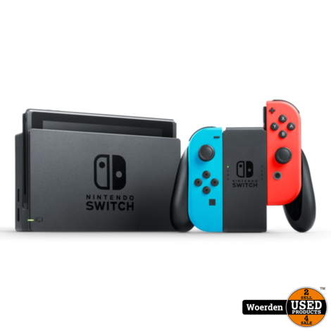 Nintendo Switch Console | 32GB + Neon Rood/Blauwe Joy-Con | Met Doos