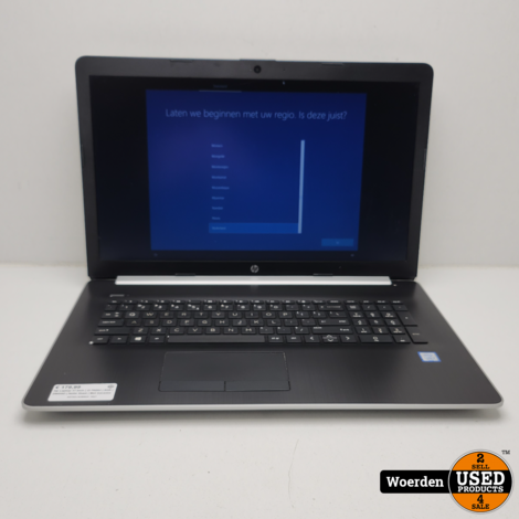 Hp Laptop 17 Inch | i3-7020U | 8GB | 256SSD | Nette Staat | Met Garantie