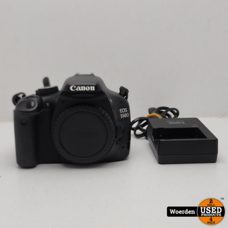 Canon 550d Spiegelreflexcamera body | 12953 Clicks | Compleet | Nette Staat