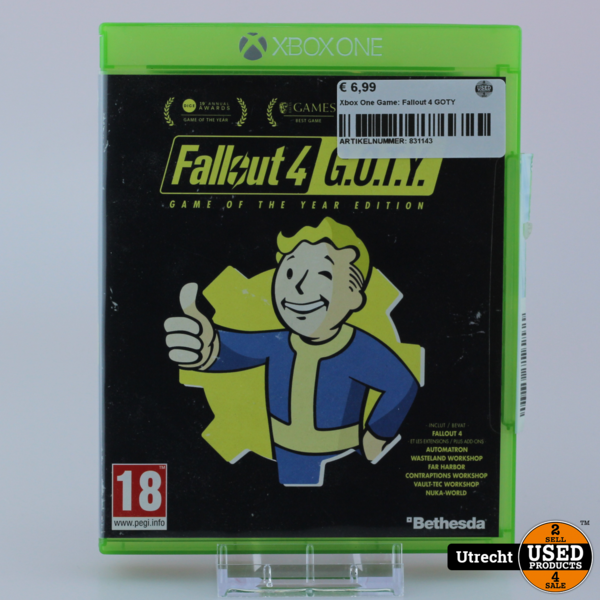 Xbox One Game Fallout 4 Goty Used Products Utrecht Noord