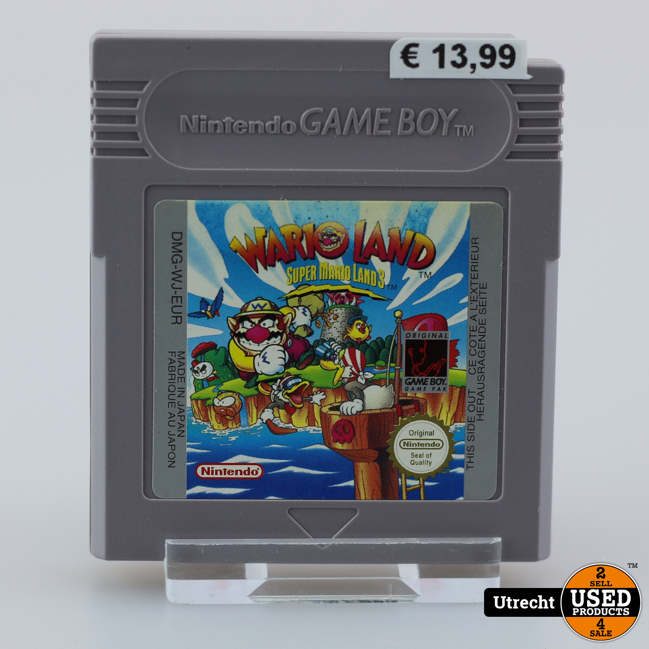 Nintendo Gameboy Game: Super Mario land 3 - Used Products Utrecht