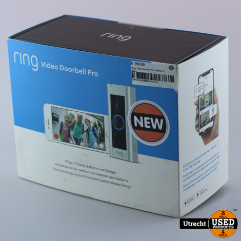 Ring Video Deurbel Pro 1 Plug in Adapter Nieuw
