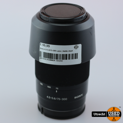 Sony 4.5-5.6/75-300 Lens | Nette staat