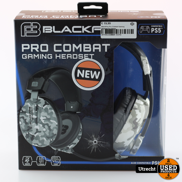 BlackFire Pro Combat Gaming Headset Ps5 Nieuw - Used Products Utrecht Noord