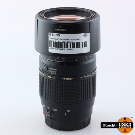 Tamron AF 70-300mm 1:4-5.6 Tele Macro 1:2 A17 voor Canon