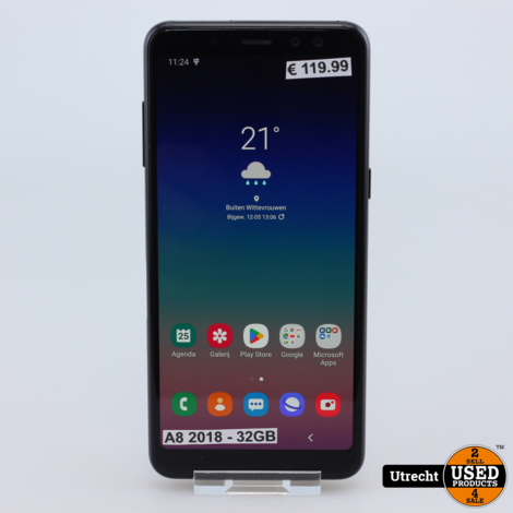 Samsung Galaxy A8 2018 32GB Zwart Duos