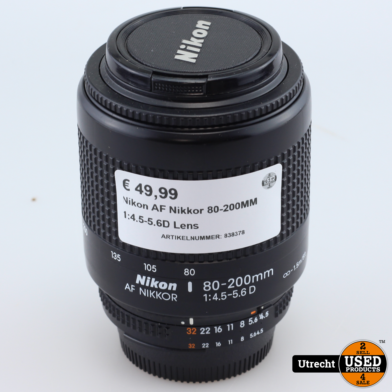 Nikon AF Nikkor 80-200MM 1:4.5-5.6D Lens - Used Products Utrecht