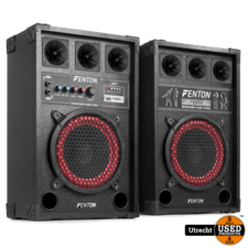 Fenton SPB-12 Actieve Speakerset 12 Inch 2X400W Bluetooth Speaker Nieuw