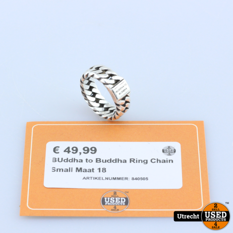 BUddha to Buddha Ring Chain Small Maat 18