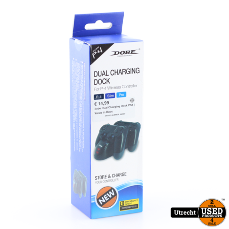 Dobe Dual Charging Dock PS4 | Nieuw in Doos