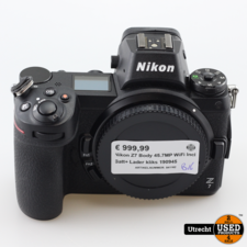 Nikon Z7 Body 45.7MP WiFi Incl Batt+ Lader kliks 190945