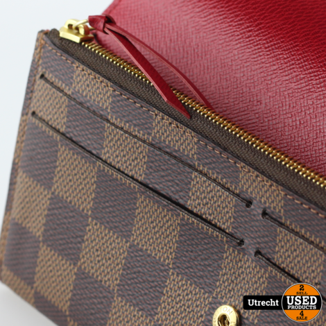 Louis Vuitton Emilie Wallet Damier Ebene Canvas N63544 incl Doos en Bon