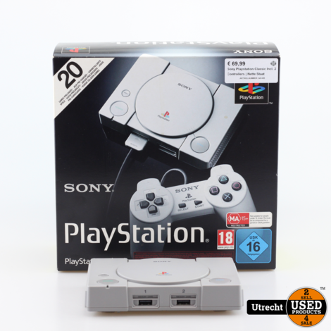 Sony Playstation Classic Incl. 2 Controllers | Nette Staat