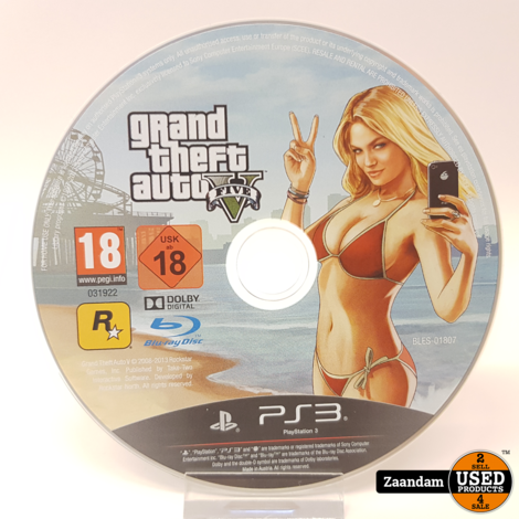 Playstation 3 Game: GTA V