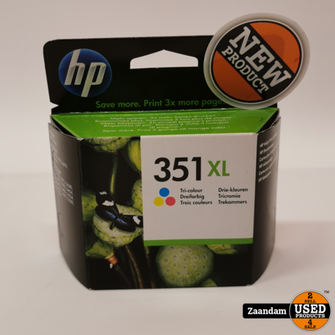 HP 351XL Drie-kleuren Cartridge | Nieuw