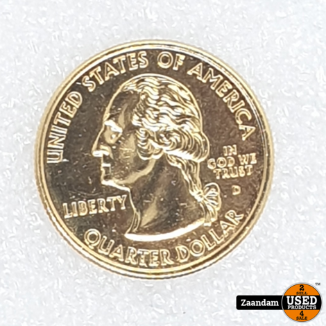 Verzamelaarsmunt: Official US Quarter Dollar Collection Premium Gold Edition | Nieuw