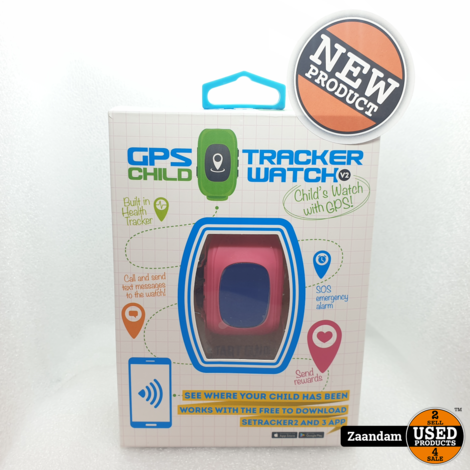 Mikamax Kinder Horloge GPS Tracker Roze | Nieuw in doos