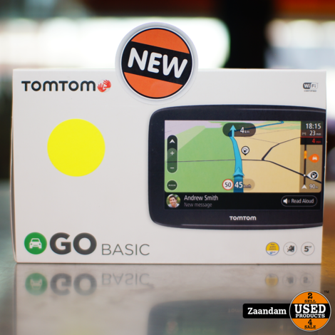 TomTom Go Basic Europa | LifeTime Kaartupdates | Nieuw in doos