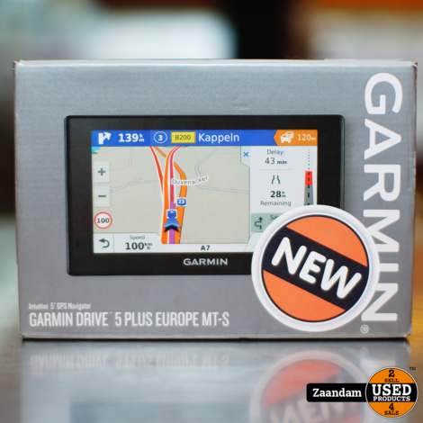 Garmin Drive 5 Plus Europa | LifeTime Kaartupdates | Nieuw in doos