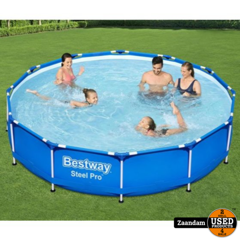 Bestway Steel Pro Zwembad met Filterpomp | Familiebad | 366cm x 76cm | Nieuw in doos incl. garantie