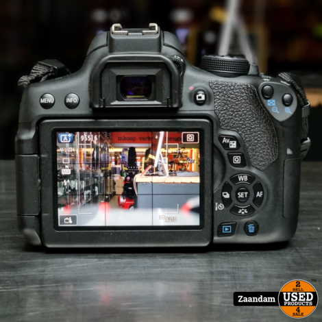 Canon EOS 750D 18-55 F3.5/F5.6 III Spiegel Reflex Camera | Touchscreen | In nette staat