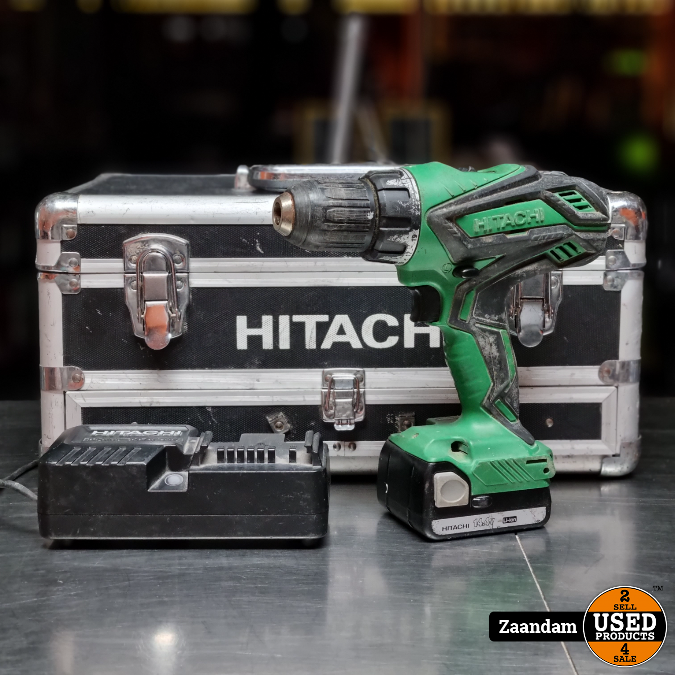 Hitachi DS14DJL Schroef Boormachine | In koffer Used Products Zaandam