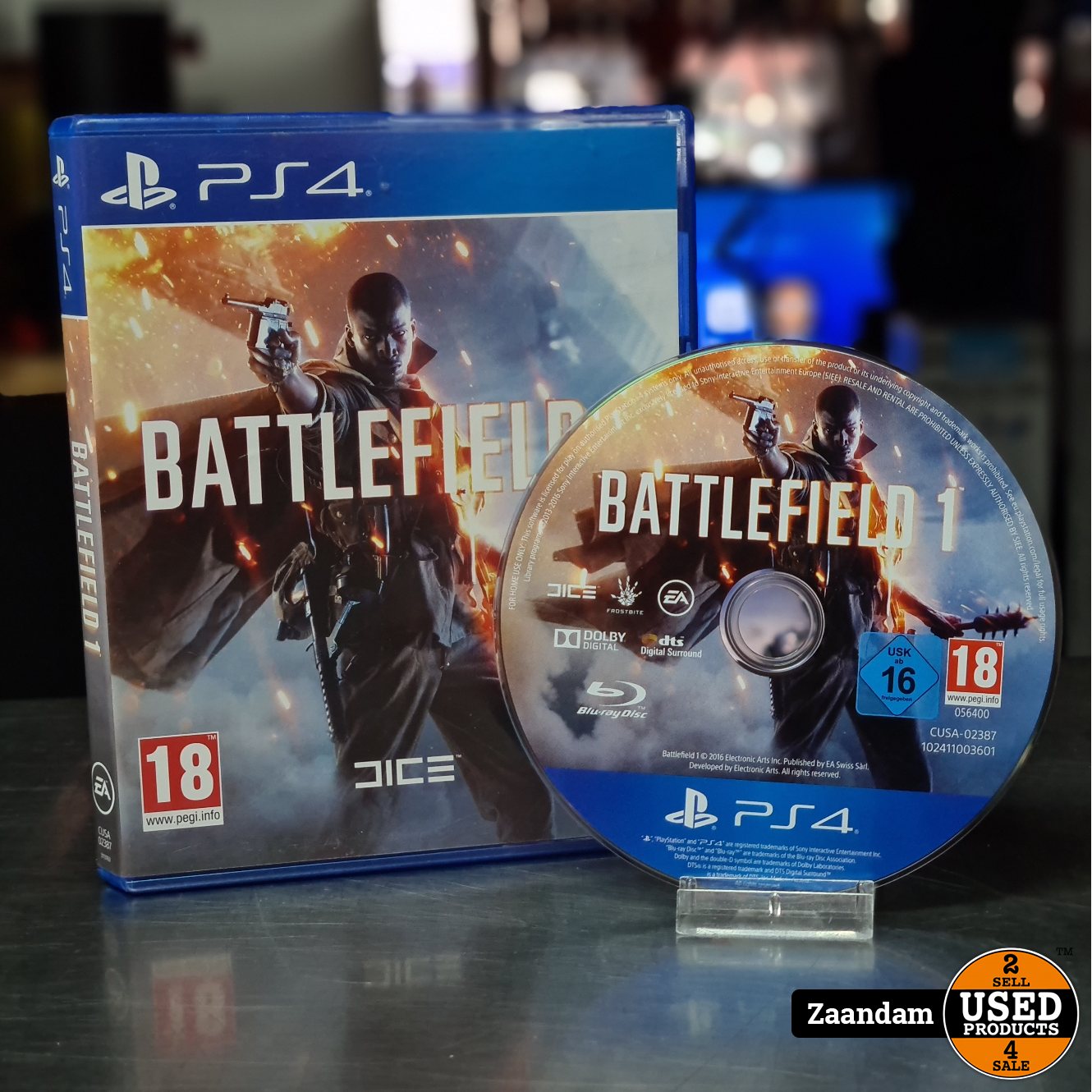Playstation Game: Battlefield 1 (PS4) - Used Zaandam