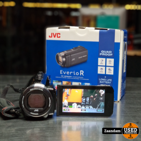 JVC GZ-R441 Full HD Video Camera | Nette staat in doos