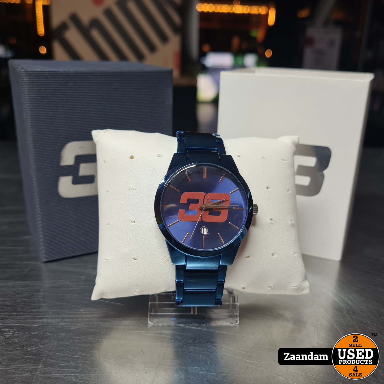 Waterig pad Afscheiden Max Verstappen 33 Horloge Blauw | Nette staat in doos - Used Products  Zaandam
