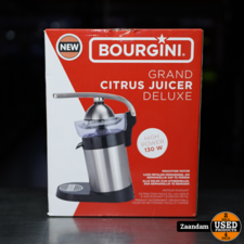 Bourgini Grand Citrus Juicer Deluxe | Nieuw in doos