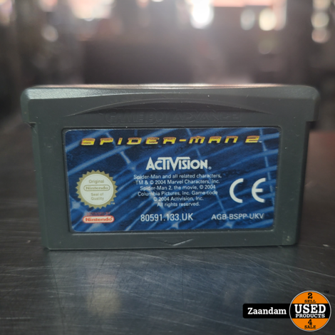 Gameboy Advance Game: Spider-Man 2 (GBA)