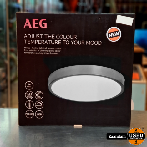 AEG Mikel LED Plafondlamp | Incl. Afstandsbediening | Nieuw in doos
