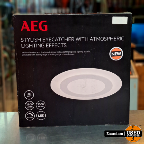 AEG181124 LED plafondlamp | 28W | 2800lm | 3000K warm wit | Nieuw in Doos