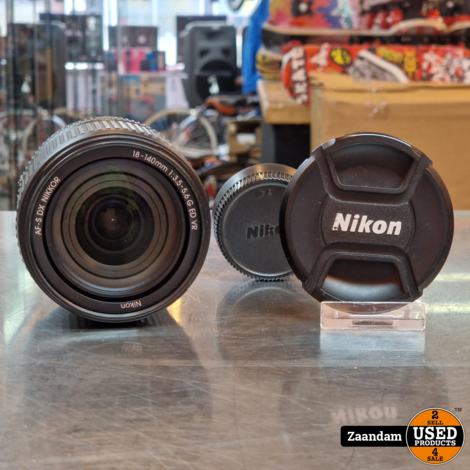 Nikon 18-140mm F3.5 - F5.6G VR Objectief | In nette staat