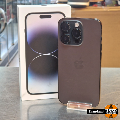 iPhone 14 Pro 128GB Zwart| Incl. garantie