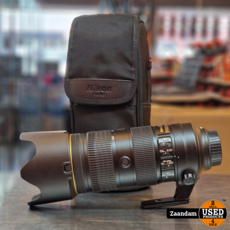 Nikon 70-200 F2.8E FL ED Zoom Objectief | Nette staat in hoes
