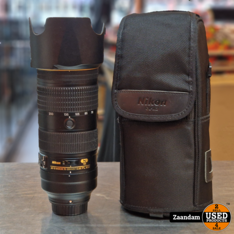 Nikon 70-200 F2.8E FL ED Zoom Objectief | Nette staat in hoes