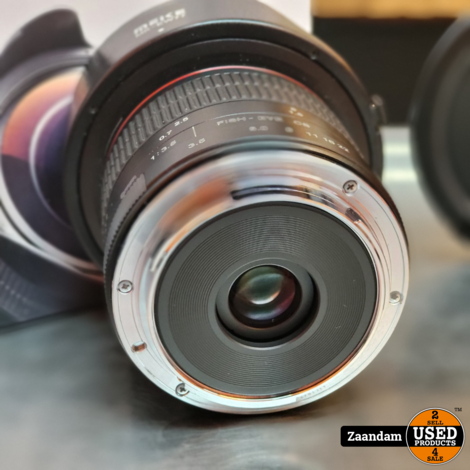 Meike 8MM F3.5 Fish Eye Objectief | Canon | Zo Goed Als Nieuw in doos