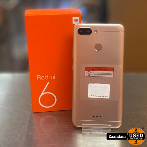 Huawei Redmi 6 64GB Dual Sim Goud | Zo Goed Als Nieuw, in doos