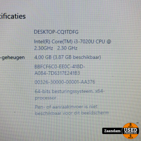 Lenovo IdeaPad 130-15IKB Laptop | i3 4GB 1TB | Incl. garantie