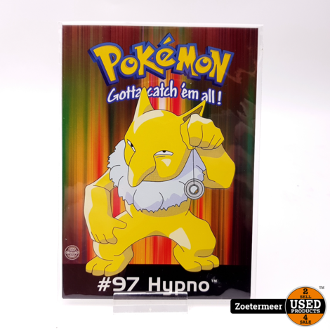 Pokémon originele verzamelkaarten (Pikachu, Hypno, Golem, Cubone)