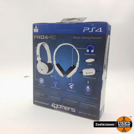 PRO4-10 Stereo Gaming Headset Wit || Nieuw in doos